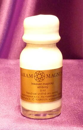 Inkoust magický stříbrný Arammagnus 9 ml