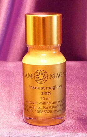 Inkoust magický zlatý Arammagnus 10 ml