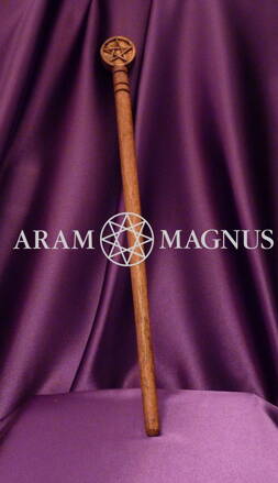 Hůlka magická s pentagramem