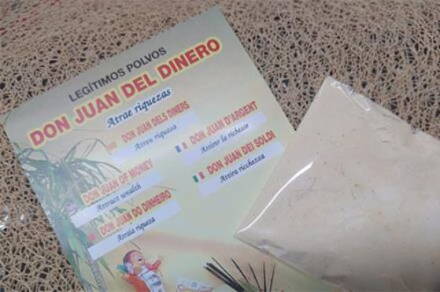 SANTERIA Magický prášek Don Juan del Dinero / POLVO DON JUAN DEL DINERO 18 g