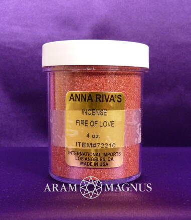 Vykuřovadlo magické práškové Oheň lásky / Fire of Love Anna Riva 49 g