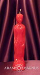 Svíce figurální červená muž
