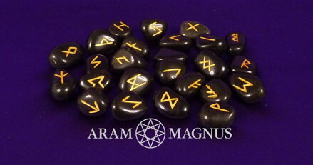 Runy / Runové kameny magické onyx