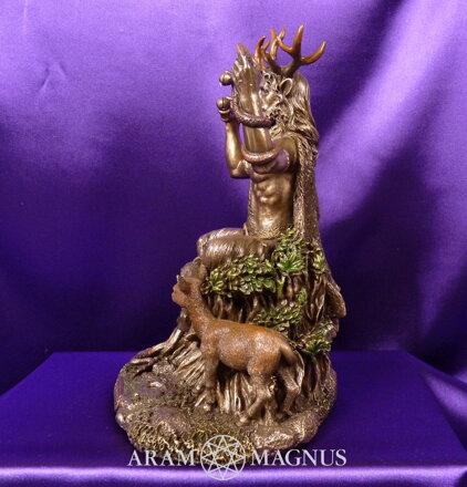 Soška magická bůh Cernunnos / Kernunnos 23 cm
