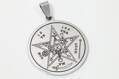Přívěšek tetragrammaton ocel s gravírováním 3 cm x 4 cm