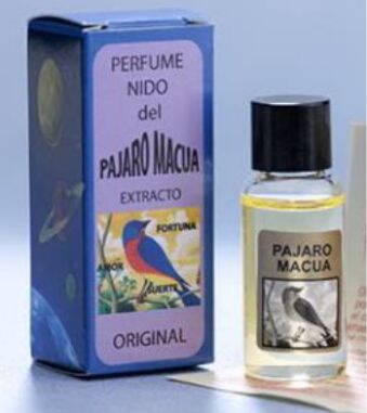 SANTERIA Ashé extrakt Hnízdo ptáka Macua / NIDO DEL PAJARO MACUA 10 ml