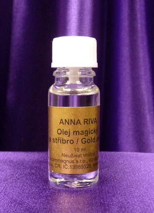 Olej magický Zlato a stříbro / Gold and Silver Anna Riva 10 ml