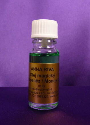 Olej magický Přitáhnutí peněz / Money Drawing Anna Riva 10 ml