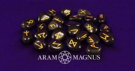 Runy / Runové kameny magické onyx